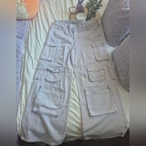 NWT Lavender Cargo Pants